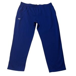 Under Armour Men's Blue Fleece‎ Loose Fit Hustle Training Sweatpants Size 4XLT